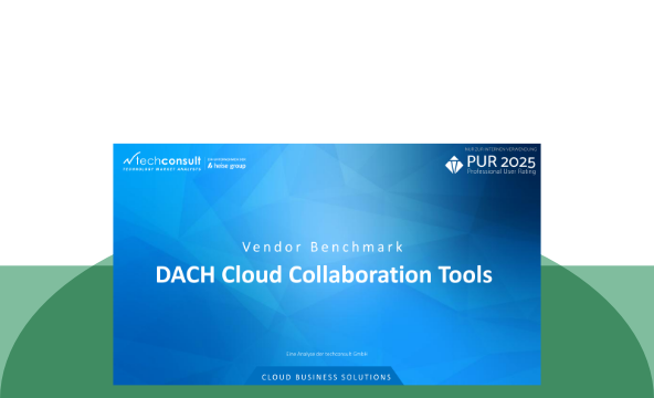 Unabhängige Anbieterübersicht von 31 Collaboration Cloud-Lösungen in 13 Unterkategorien mit mehr als 60 Anbieter-/Produktkriterien für Ihre Providerauswahl