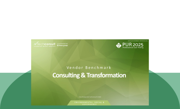 Anbieterübersicht: ESG Consulting & Transformation 2025