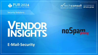 Vendor Insights: E-Mail-Security - noSpam proxy